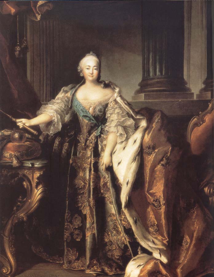 Portrait of Empress Elizabeth Petrovna